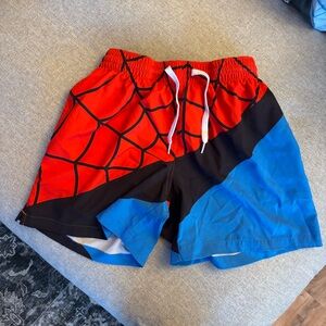 Chubbies Marvel Red and Black Swim Shorts